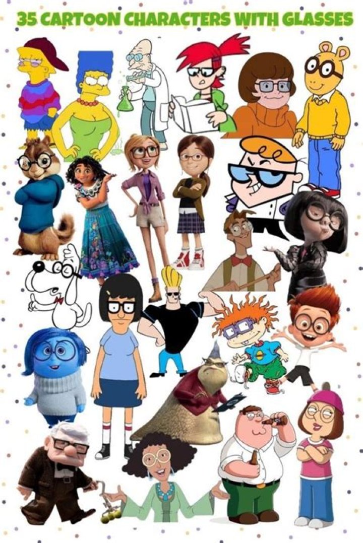 10 Cartoon Characters with Glasses we all Love