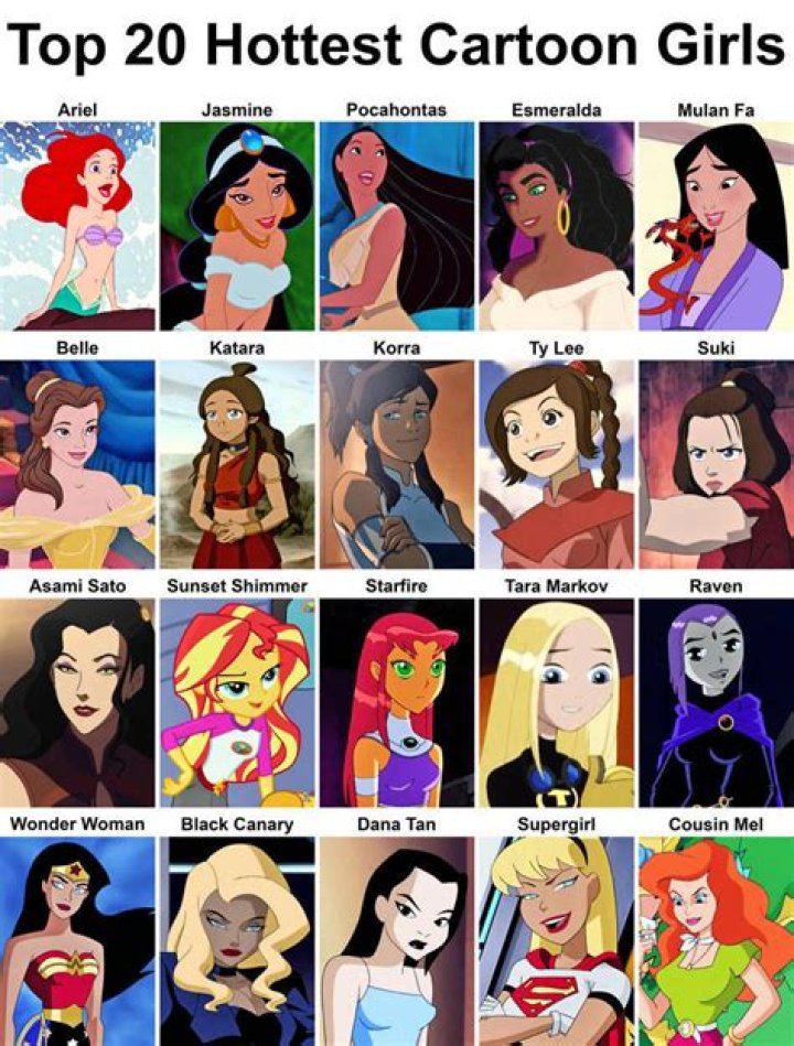 15 Hottest Female Cartoon Characters Of All Time Siachen Studios
