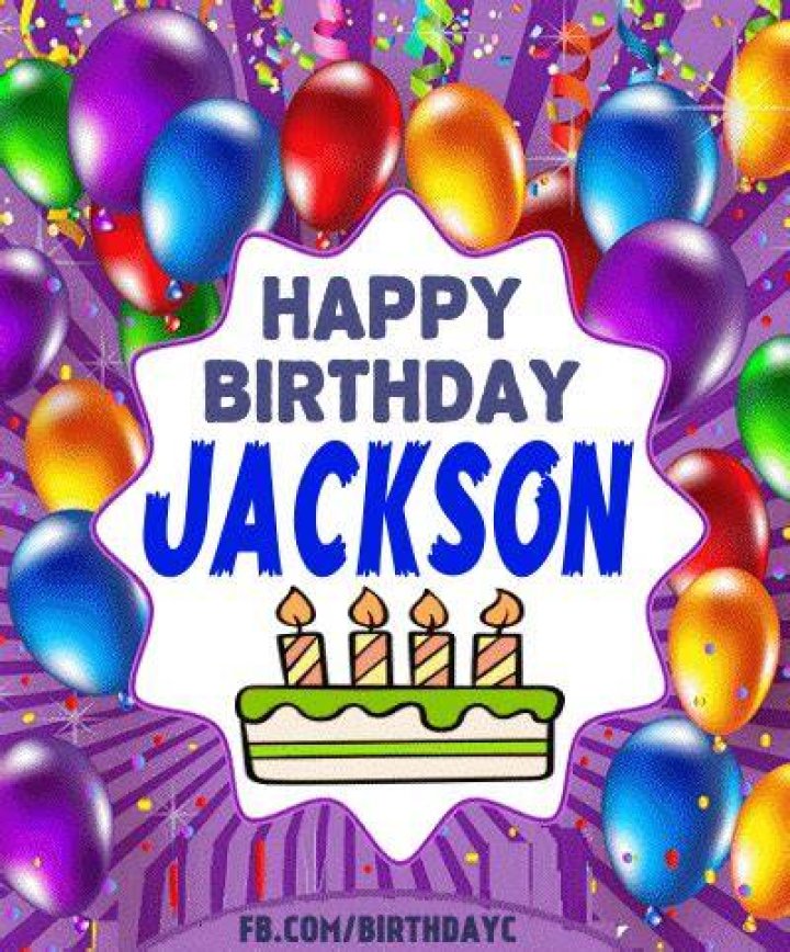 A Happy Birthday To Jackson's young son