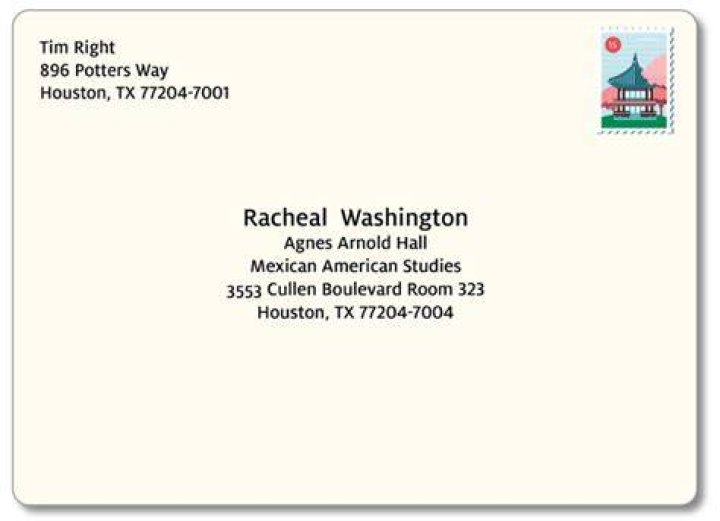 Address Formatting University of Houston