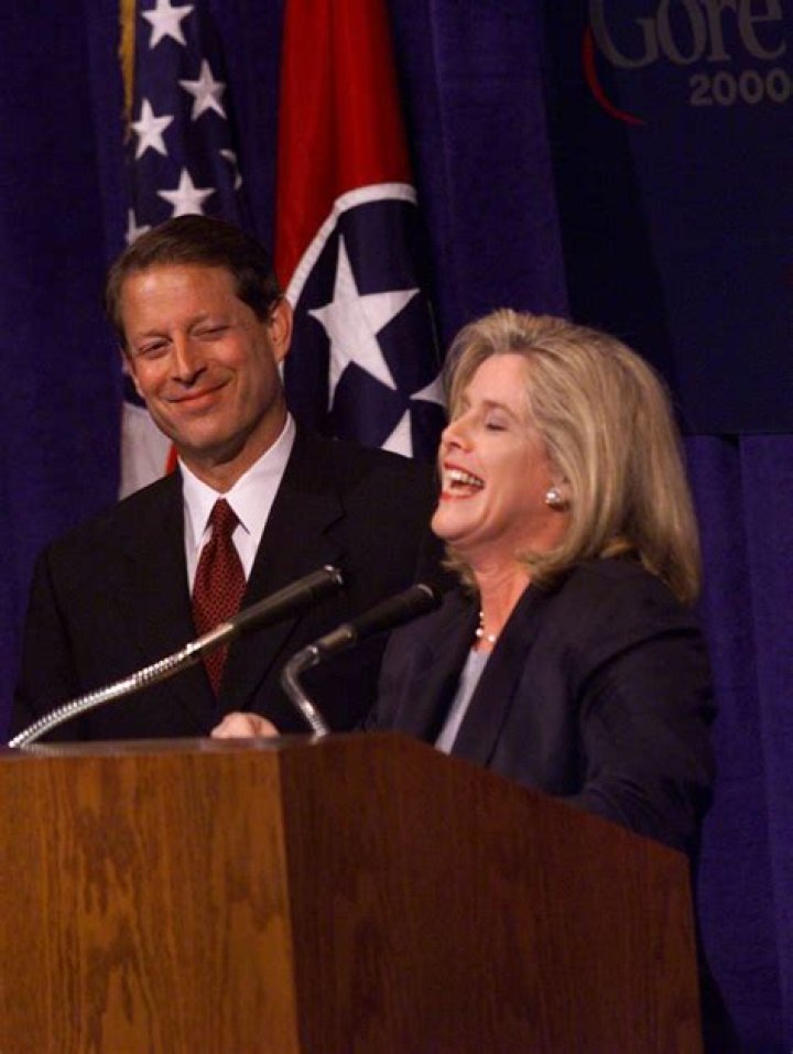 Al and Tipper Gore through the years
