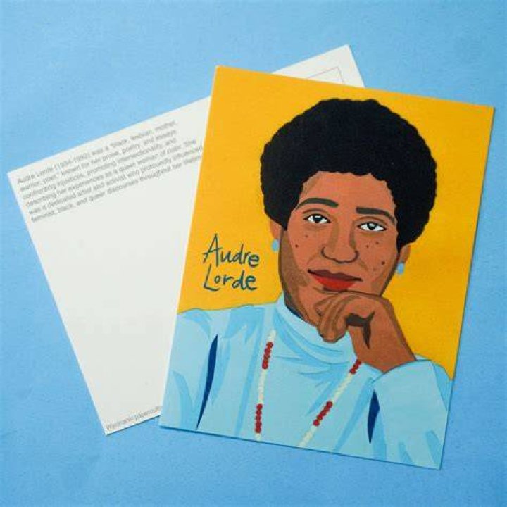 Audre Lorde Queer History Postcard &mdash; Sparrow Papercraft