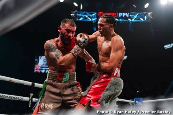 Boxing David Benavidez thanks Caleb Plant for getting out 'the animal