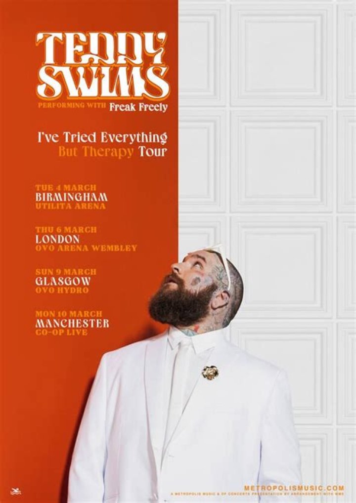 Buy tickets for Teddy Swims at Roundhouse on 20/07/2023 at LiveNation