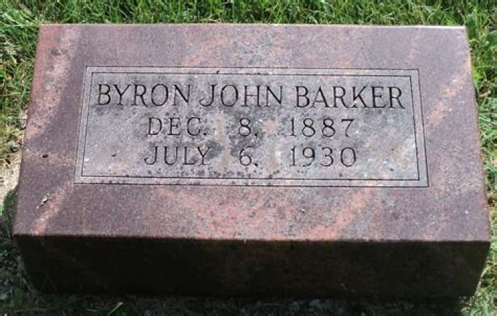 Byron John Barker (18871930) Find a Grave Memorial