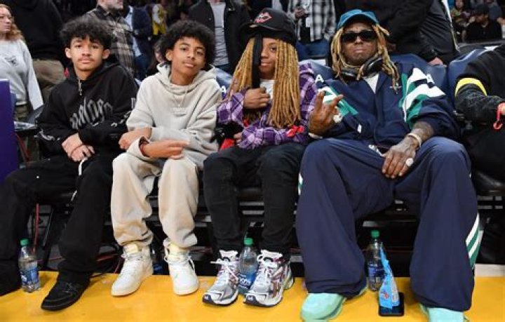 Celebrity Kids Lil Wayne & Son Kameron Attend 2022 ESPY Awards