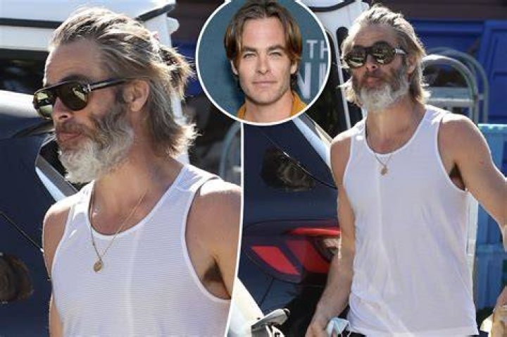 Chris Pine Looks Unrecognizable on Set of His Directorial Debut