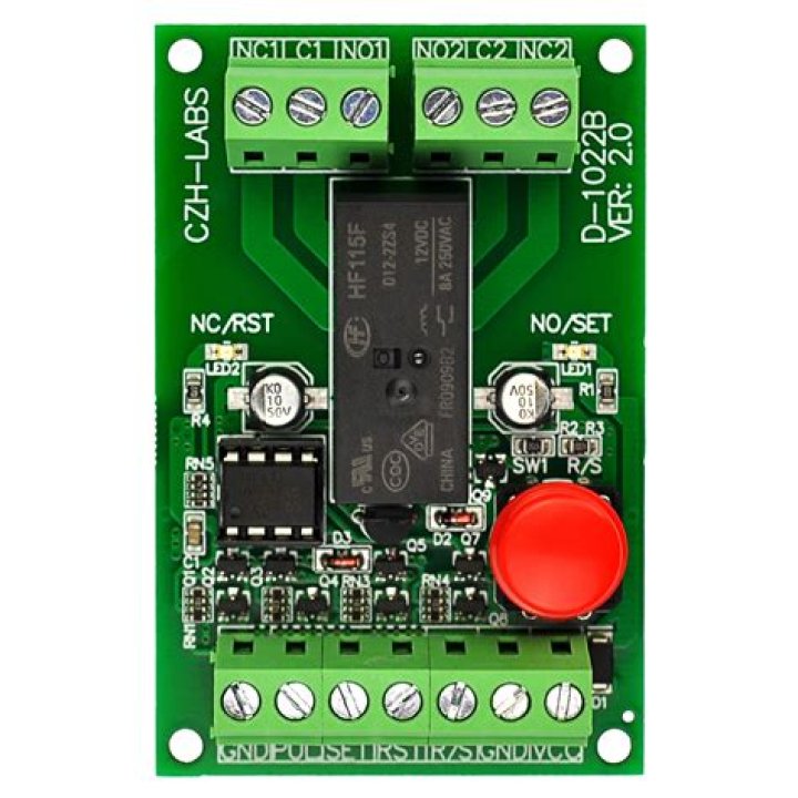 CZHLABS Panel Mount MomentarySwitch/PulseSignal Control Latching