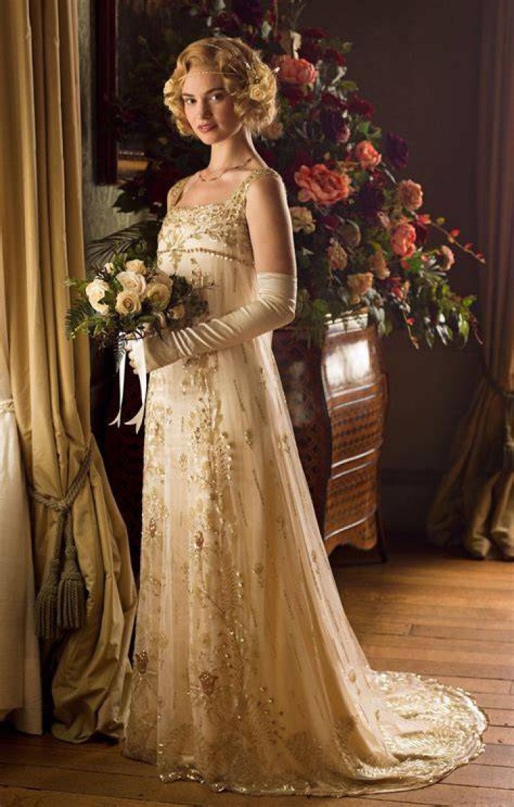 Downton abbey wedding dresses