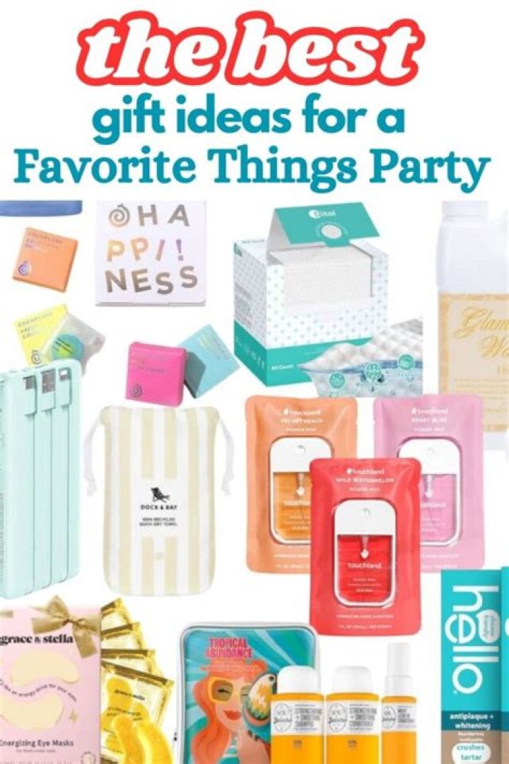 Favorite Things Party Gift Guide Favorite things party gift ideas