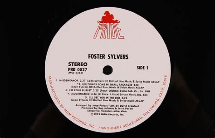 Foster Sylvers Foster Sylvers (Vinyl, US, 1973) Discogs