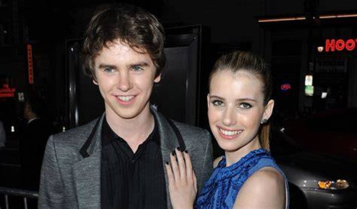 Freddie Highmore wife is very beautiful in the world OMG!