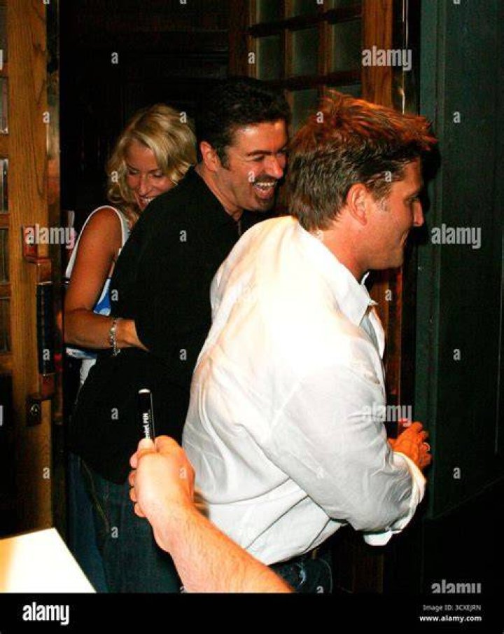 George Michael enjoying the simple things in life