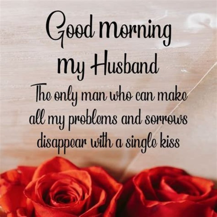 Good Morning To My Husband Images
