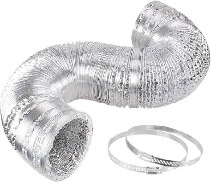 iPower 12 inch 25 ft NonInsulated Flex Air Aluminum Ducting Dryer Vent