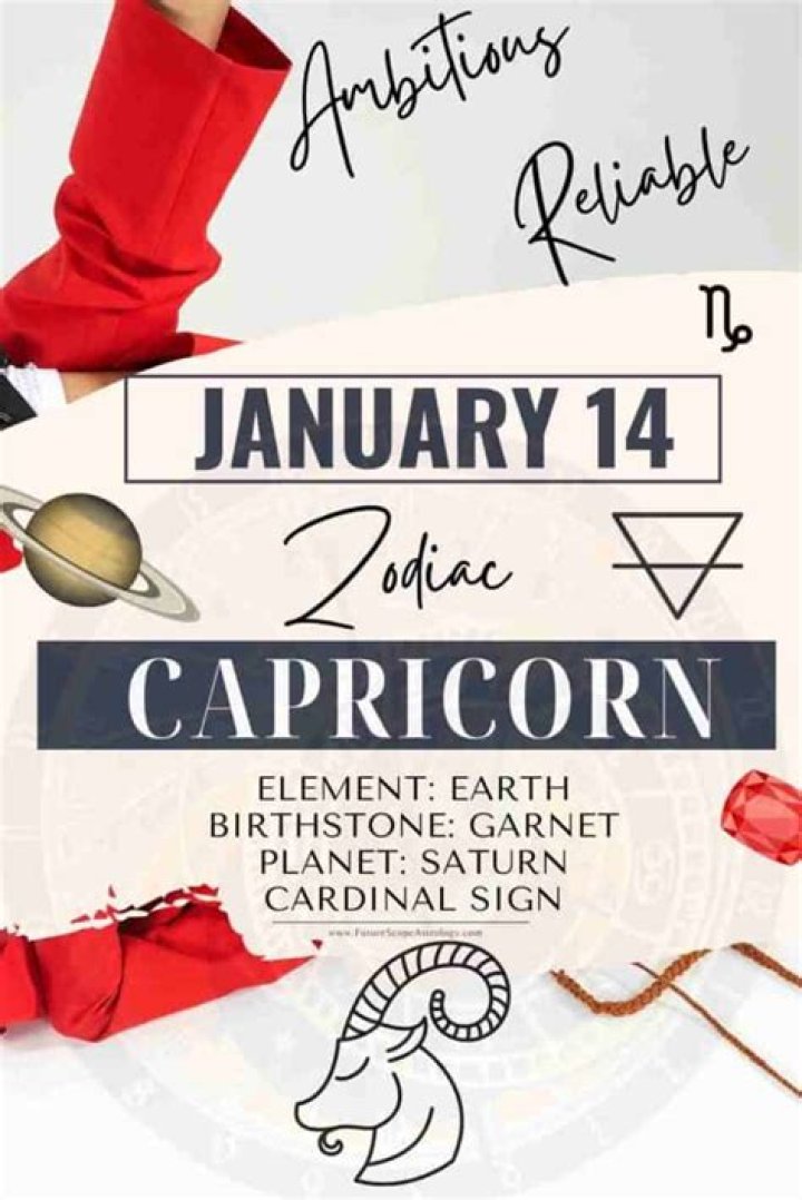 January 14 Zodiac Sign (Capricorn) Birthday BSS news