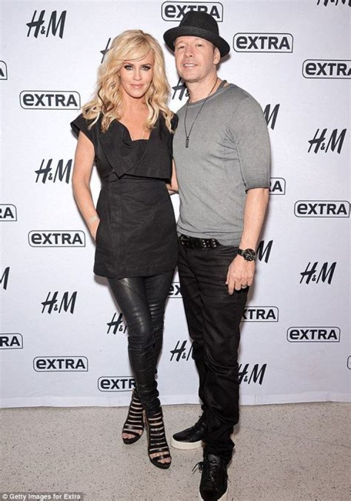 Jenny McCarthy gets affectionate with husband Donny Wahlberg in NYC
