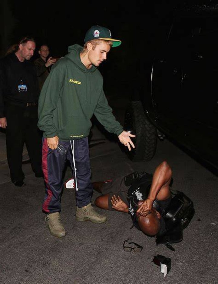 Justin Bieber Accidentally Hit Photographer with His Car Sandra Rose