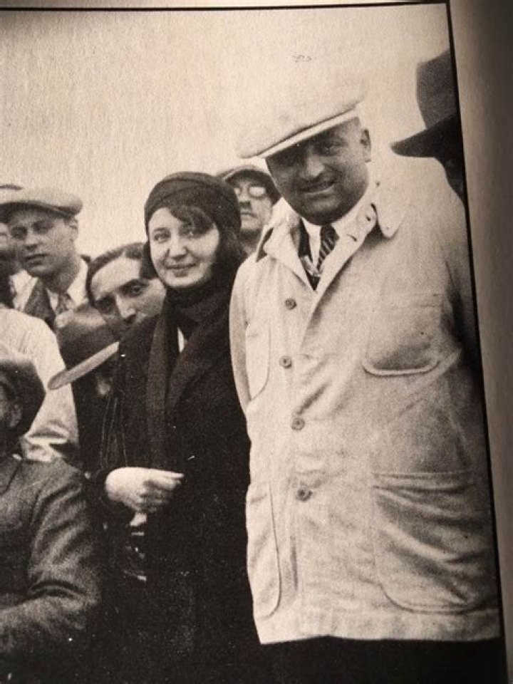 Laura Ferrari, wife of Enzo Ferrari inbetween Wolfgang von Trips and