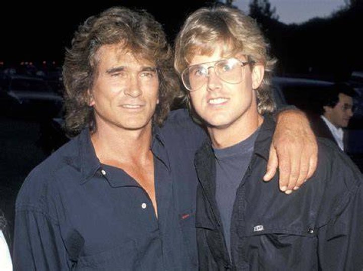 Michael Landon with his son, Michael Landon. Michael landon, Movie