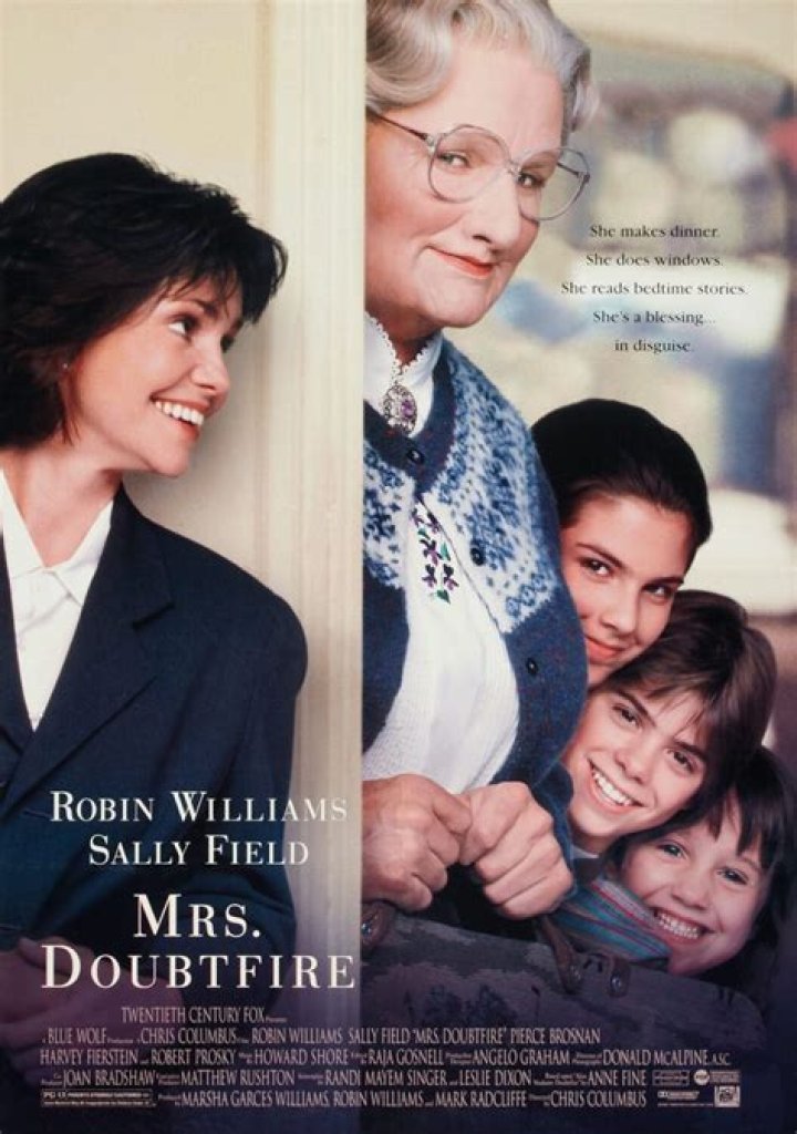 Mrs Doubtfire Movie Poster Classic 90's Vintage Poster Print prints4u