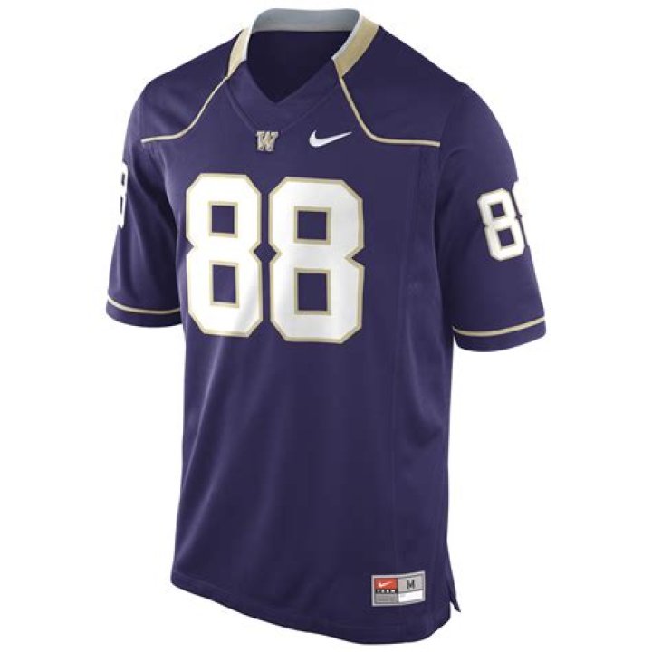 Nike Washington Huskies Purple Football Custom Game Jersey