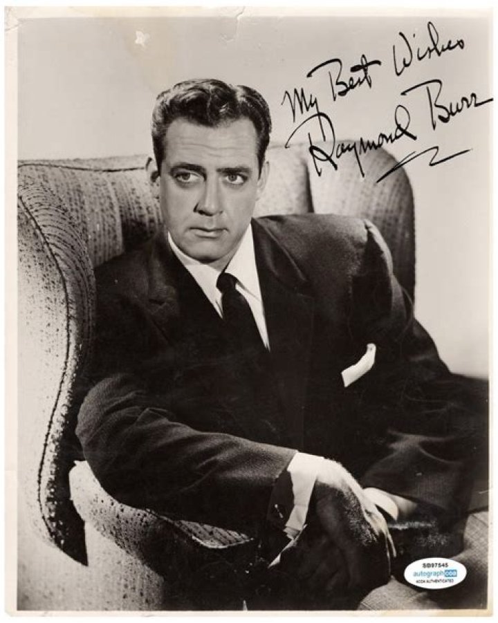 Raymond Burr Movies & Autographed Portraits Through The Decades