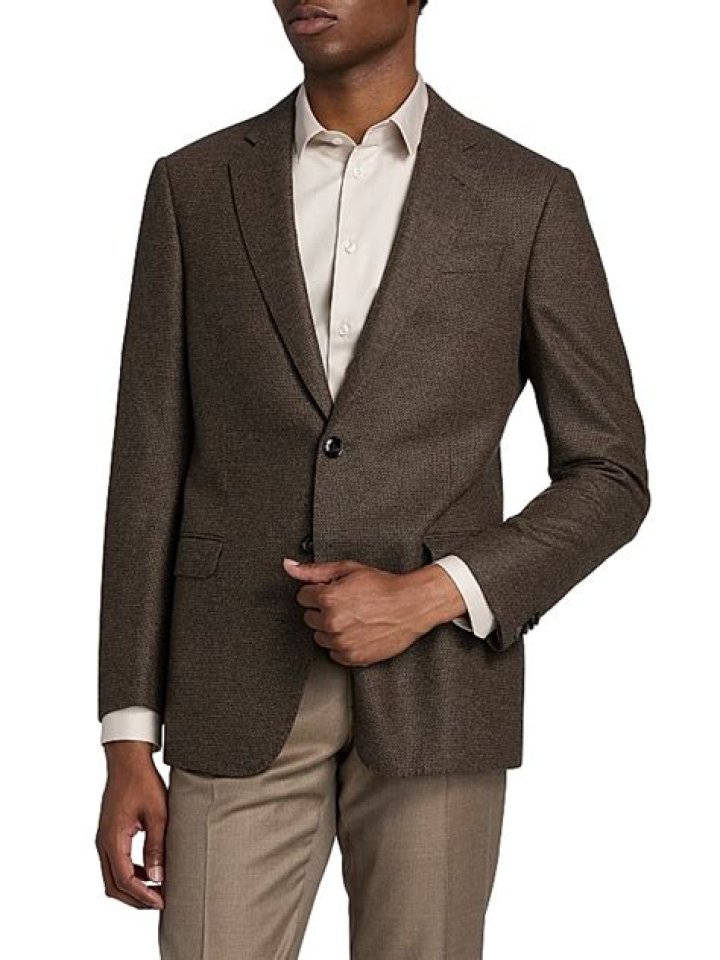 Saks Fifth Ave Wool Sportcoat Made in USA Sz XL Sportcoat, Blazers