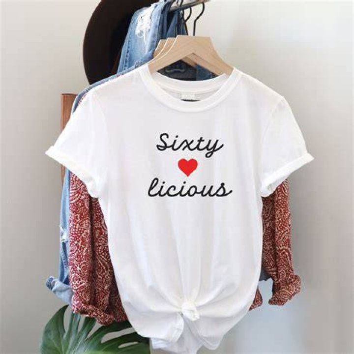 Sixtylicious shirt, 60th Birthday shirt 50th birthday shirts, Funny