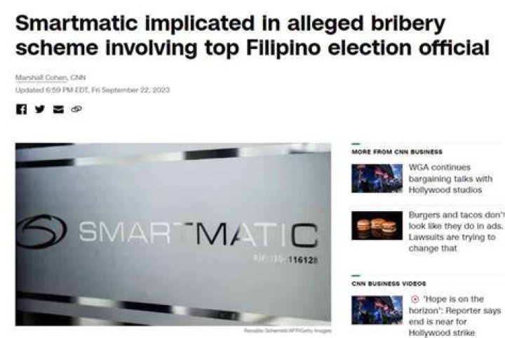 Smartmatic Implicated In Alleged Bribery Scheme While Suing Trump Allies
