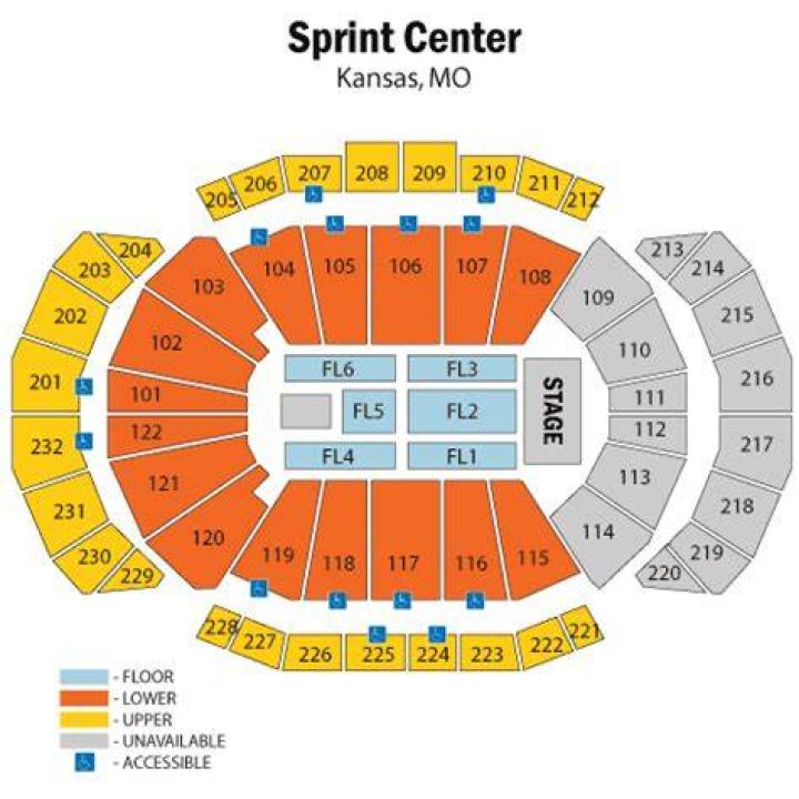 Sprint Center Floor Plan Floor Roma