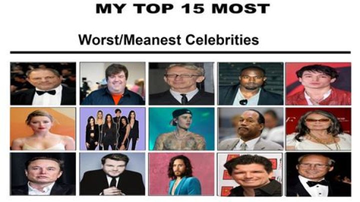 Top 10 meanest celebrities in reallife according to fans Tuko.co.ke