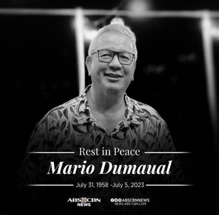 Veteran entertainment journalist Mario Dumaual dies