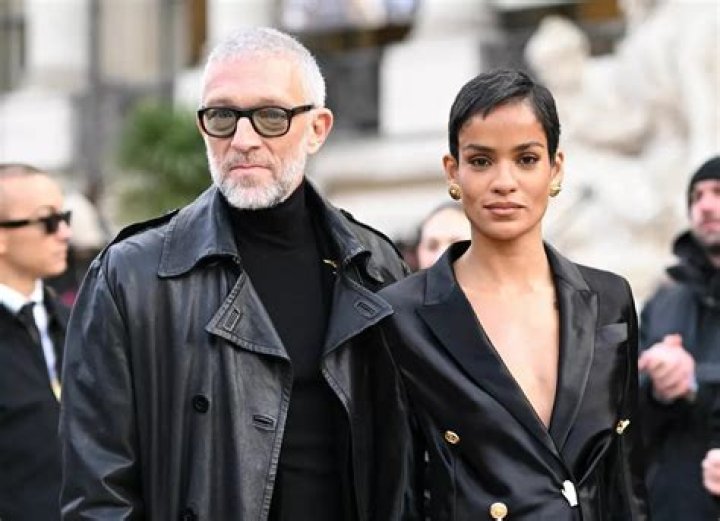 Vincent Cassel steps out with wife Tina Kunakey and daughter in Venice