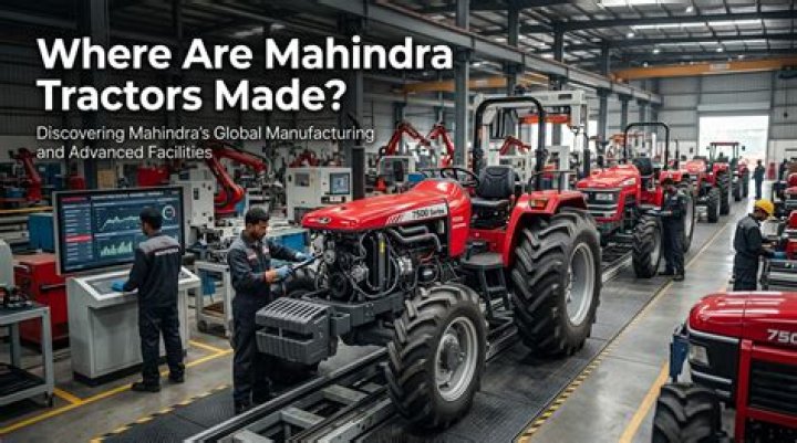 Where Are Mahindra Tractors Made & Manufactured? Sand Creek Farm
