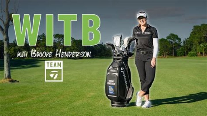 Winner’s Bag Brooke Henderson The Amundi Evian Championship Golf