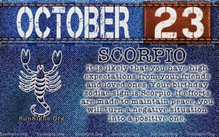 Yourbirthday Are You 23rd October Born? ZodiacReads