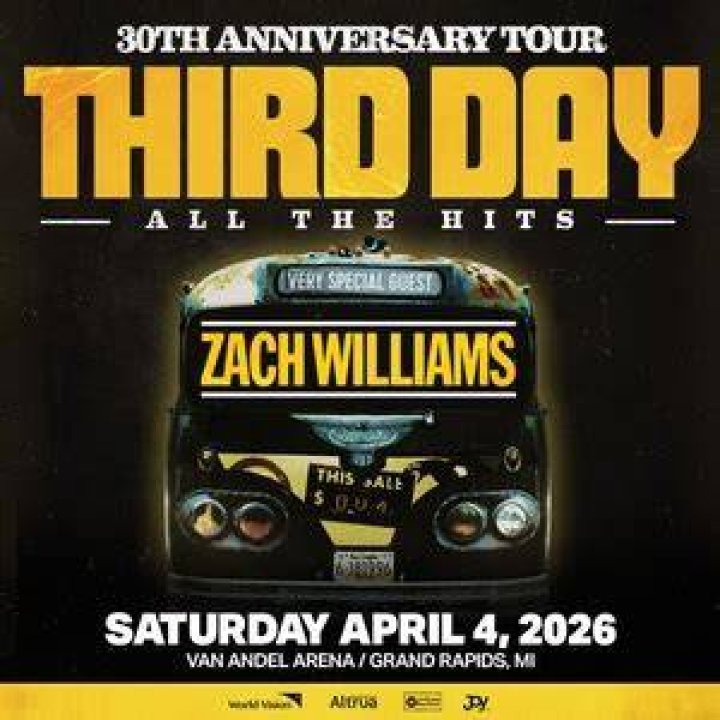 Zach Williams Grand Rapids Tickets Sun Sep 18, 2022 DeVos